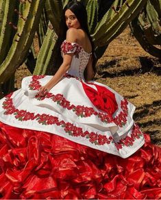 Red Mexican Quinceanera Dresses, Red 15 Dresses Quinceanera, Red Charro Quinceanera Dress, Aesthetic Gown, Gold Quinceanera Dresses, Fairy Ball Gown, Rose Gold Quinceanera Dresses