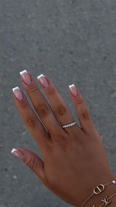 Ibiza Nails Acrylic, Nail Inspo Acrylic Holiday, Clean Girl Nails Summer, Holiday Nails Summer Acrylic Square, Clean Girl Nail Ideas, Summer French Tips Square, Acrylic Nail Designs Summer 2024, Nails Inspo Summer 2024, Nail Ideas Acrylic Summer 2024