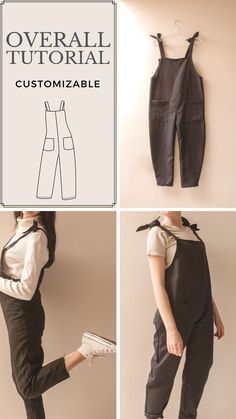 the overall sewing pattern is easy to sew