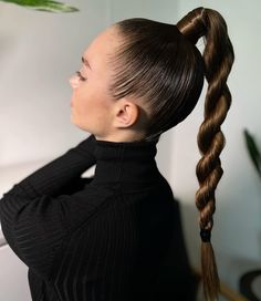 Simple Back To School Hairstyles, Hairstyle For Everyday, Best Ponytail Hairstyles, Best Ponytail, Cute Ponytail, Cute Ponytail Hairstyles, Low Ponytail Hairstyles, Cute Ponytails, Twist Ponytail