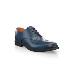 are handcrafted by individual order. Upper material is made by premium leather. Insole and lining materials - leather. Your new shoes will be handcrafted especially for you and delivered for free to your home or office in 1-2 weeks. Included option for free return and remake if the shoes do not fit.Only now all this is available at an exclusive price of $249.00.Proceed with you order now. Classic Blue Round Toe Oxfords, Classic Blue Closed Toe Dress Shoes, Blue Oxfords With Leather Sole And Plain Toe, Blue Plain Toe Oxfords With Leather Sole, Classic Blue Oxfords For Derby, Classic Blue Dress Shoes With Round Toe, Blue Oxfords With Leather Sole For Derby, Classic Blue Oxfords With Brogue Detailing, Blue Wingtip Dress Shoes With Rubber Sole