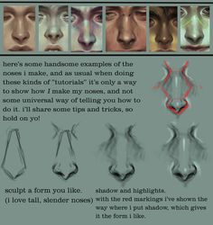 an info sheet showing how to draw different facial expressions for the face and neck, with text below