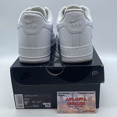 Size 8.5 - Nike Air Force 1 x Supreme Low Box Logo - White (CU9225-100) 194274091243 | eBay Luxury Nike Air Force 1 Low-top For Streetwear, Luxury Low-top Nike Air Force 1 For Streetwear, Luxury Low-top Nike Air Force 1, Nike Air Force 1 Low Supreme White, Nike Air Force 1 Low-top Synthetic For Streetwear, Nike Air Force Men, Box Logo, Nike Air Force 1, Air Force 1