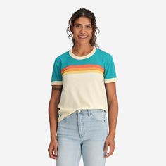 Crew Neck Tee, Cute Shirts, Contrasting Colors, Limited Edition, Women Wear, Crew Neck, T Shirts For Women, My Style, How To Wear