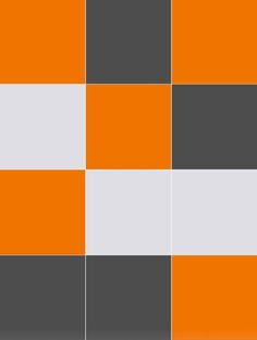 an orange and gray checkerboard pattern is shown