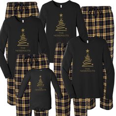 family matching christmas pajamas and onesuits for the nemegout's