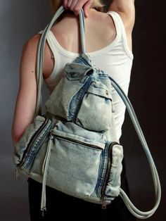 New Casual Large Capacity Denim Exquisite Clutches Drawstring Multiple Pockets Practical Backpacks Zip Business Moda Bags Main Material: Denim Lining Material: POLYESTER Hign-concerned Chemical: none Item Type: Backpacks Model Number:... Smart Shopping, Clutches, Shoes Mens, Bag Lady, Backpacks, Women Shoes, Zug