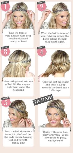 5 Easy Steps To This Vintage Inspired Updo