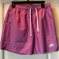 Men’s Nike Shorts Brand New With Tags Size S Nike Short Swim Trunks For Spring, Nike Swim Trunks With Pockets For Summer, Nike Bottoms With Pockets For Summer, Nike Swim Trunks For Spring, Casual Nike Swim Trunks With Built-in Shorts, Casual Nike Swim Trunks, Casual Purple Swim Trunks For Summer, Casual Purple Short Swim Trunks, Short Swim Trunks For Streetwear In Spring