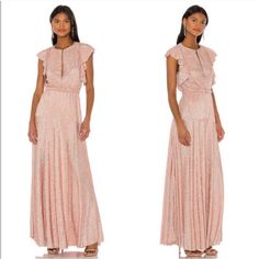 Gorgeous Flowing Maxi With Flutter Short Sleeves, Belt Included. Can Be Dressed Up For More Formal Occasions Or Down Slightly For Bridal/Baby Showers, Etc. Pink Flutter Sleeve Dress For Formal Occasions, Elegant Short Sleeve Maternity Maxi Dress, Elegant Pink Dress With Flutter Sleeves, Pink Chic Maxi Dress With Flutter Sleeves, Elegant Pink Maxi Dress With Flutter Sleeves, Pink Flutter Sleeve Formal Dress, Sabina Musayev Carry Dress, Pink Short Sleeve Maternity Dress, Spring Maternity Floor-length Maxi Dress