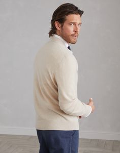 Cashmere waffle stitch knit polo with Henley collar The excellence of Brunello Cucinelli materials updates the casual, versatile feel of this cashmere knit polo with henley collar. The natural yarn is crafted to achieve the characteristic Waffle stich texture, adding a dynamic touch to the garment’s surface. The fit offers regular, comfortable proportions. Classic Cashmere Polo Sweater, Business Casual Cashmere Polo Sweater, Business Casual Cashmere Sweater With Ribbed Collar, Classic Ribbed Wool Polo Sweater, Classic Wool Ribbed Polo Sweater, Classic Cashmere Polo Sweater For Business Casual, Classic Cashmere Turtleneck Polo Sweater, Classic Cashmere Outerwear With Textured Knit, Classic Textured Cashmere Outerwear