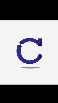 the letter c is shown in blue