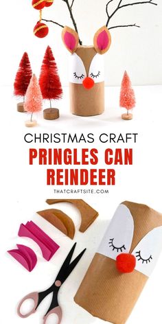 christmas craft for kids to make and decorate with the help of paper, scissors and glue