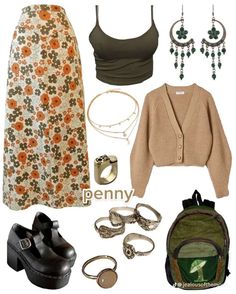 Estilo Hippy, Mode Hippie, Earthy Outfits, Estilo Hippie, Swaggy Outfits, Mode Inspo, Hippie Outfits, Mode Vintage, Mode Inspiration