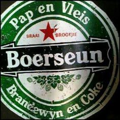 a close up of a beer bottle with the word booerseun on it