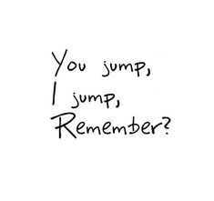 the words you jump, sump, and remember written in black ink on a white background