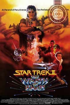 the poster for star trek ii and the vrsarh k - rad movie