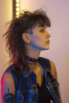 Haircut Shaved Underneath, Mullet Shaggy Hairstyle Women, Mullet Hairstyle Women No Bangs, Women’s Shag Mullet, Undercut Mullet Women Long, Rock Style Hair Women, Shag Mullet With Shaved Sides, Woman’s Mullet Haircut, Mullet Hairstyle Long Hair