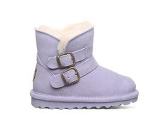 Bearpaw Katya Toddler Little Kid Girls' Fur Boot Cute Bootsto see your little one through fall into winter --- the Katya Toddler fur Boot from Bearpaw. With a suede exterior treated with BearCoat™ Rain and Stain Repellent, these secure Boot ies are lightweight and cozy. The wool blend lining and footbed provide all the warmth she'll need to ward off the cold. Suede upper Pull-on Wool blend lining Comfort footbed Blown Rubber outsole Fall Into Winter, Girls Fur, Rack Room, Fur Boots, Repellent, Little One, Toddler Girl, Wool Blend, Lilac