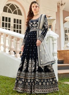 Velvet Anarkali, Flowy Maxi Dress, Formal Wedding, Wedding Guest Outfit, Anarkali