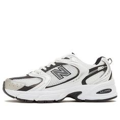 New Balance 530 'White Silver Metallic' MR530LB New Balance Shoes 530, Modern Tech, Limited Edition Sneakers, New Balance Shoes, Sport Sneakers, White Silver, New Balance, Metallic Silver, Classic Style