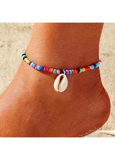 Color:Multi Color;Package Contents:1 X Anklet;Occasion:Sport; Colorful Beads Anklets For Summer Vacation, Colorful Beaded Anklets For Summer Vacation, Spring Anklets With Colorful Beads, Summer Vacation Colorful Beads Anklets, Multicolor Beaded Bracelets For Summer, Multicolor Beaded Anklets For Beach Season, Multicolor Beaded Anklets For Summer, Colorful Beads Anklet For Beach Season Vacation, Colorful Beaded Anklets For Beach Vacation