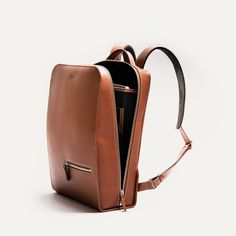 Our Matteo leather backpack combines timeless elegance with a minimalist design. Every detail has been carefully thought out to meet the needs of active professionals.

This fully leather backpack is designed to be your perfect companion during your workdays, whether you're heading to the office, attending meetings, or on the move. With its intelligent storage compartments, you can easily fit your laptop, tablet, and all the essential accessories for your workday.

The combination of our smooth Leather Bag Design, Leather Designs, Day Backpacks, Leather Laptop Backpack, Leather Crafting, Essential Accessories, Medium Backpack, Leather Laptop Bag, Backpack Travel Bag