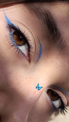 Maquillage On Fleek, Blue Eyeliner, Ethereal Makeup, Pinterest Makeup, Makijaż Smokey Eye, Dope Makeup, Makeup Eye Looks, Makeup Makeover