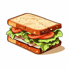 4K Vector Sandwich Clipart in Minimalist Art Style Sandwich Vector, Sandwich Clipart, Sandwich Art, Publishing Industry, Daily Crafts, Food Clipart, Tomato Sandwich, Scrapbook Stickers Printable