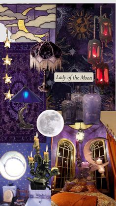 the collage shows many different types of decorations