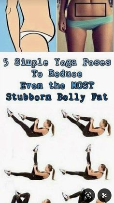 Simple Yoga, Easy Yoga Poses, Trening Fitness, Yoga Exercises, Trening Abs, Easy Yoga, Yoga Postures, Belly Fat Workout