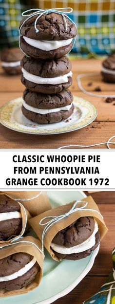 the classic whoopie pie from pennsylvania is an orange cookbook that you can make in minutes