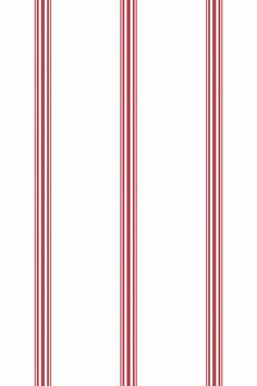 a red and white striped wallpaper with vertical stripes on the bottom half of it