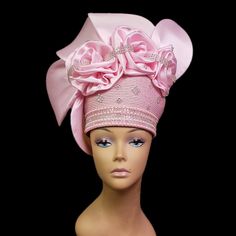 With Rhinestones, Satin Flowers And Flaps Rhinestone Party Headpiece, Elegant Bedazzled Hats, Pill Box Hat, Barbie Hat, Box Hat, Top Satin, Elegant Hats, Pillbox Hat, Church Hats