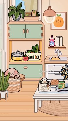 Design by Toca Mavis Toca Boca House Kitchen, Toca Boca Supermarket Ideas, Toca Boca Restaurant Ideas, Toca World Ideas, Toca Boca Store Ideas, Toca Life Ideas, Toca Characters, Toca Boca Ideas, Toca Life World Aesthetic Pfp