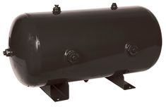 a black tank on a metal stand