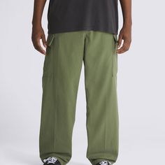 The Range Cargo Baggy Tapered Elastic Waist Pants gives you all the style, comfort, mobility, and skateability you need to make a personal statement on and off the board. This easy pull-on has an elastic waist for all-day, everyday wear, baggy fit through the hip and thigh, ending in a tapered. It also features a Drop-V bar tack embroidery at the side seam and pockets, cargo pockets for added storage, a key loop on the right rear waistband, and a branded flag label sewn into the hem of the leg o Elastic Pants, Personal Statement, Elastic Waist Pants, Waist Pants, Baggy Fits, Right Side, Mens Pants, Elastic Waist, Everyday Wear