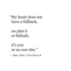 a quote from beau taplin about falling in love