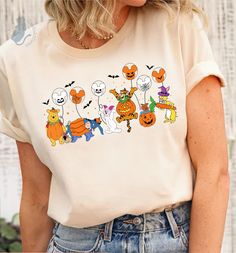 Winnie The Pooh Halloween Shirt, Winnie The Pooh And Friends Shirt Halloween Outfit Ideas For Women, Halloween Outfits Aesthetic, Halloween Spooky Aesthetic, Halloween Outfits Women, Winnie The Pooh Pumpkin, Happy Spooky Season, Spooky Fashion, Pooh Halloween, Winnie The Pooh Halloween