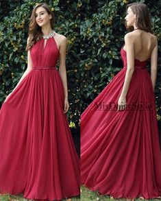 Prom Dress Beaded, Winter Wedding Outfits, Burgundy Prom, Trendy Prom Dresses, Simple Gowns, Stylish Wedding Dresses, Burgundy Prom Dress, Dress Open Back