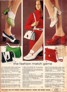 70s Footwear, 1970 Shoes, Vintage Fashion 1970, 1970s Shoes, 70s Shoes, Look 80s, 1970's Fashion, Fashion 1970s, 60s 70s Fashion