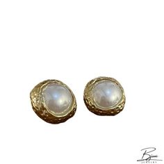 Bjux - Pendientes de perlas grandes vintage chic pendientes exagerados Vintage Round Pearl Drop Earrings, Chic Silver Metal Pearl Earrings, Evening Pearl Clip-on Jewelry, Vintage Gold Earrings With Pearl Charm, Party Pearl Earrings With Metal Charm, Chic Gold Clip-on Pearl Earrings, Party Pearl Charm Earrings, Chic Evening Pearl Earrings, Evening Metal Clip-on Earrings With Pearl Drop