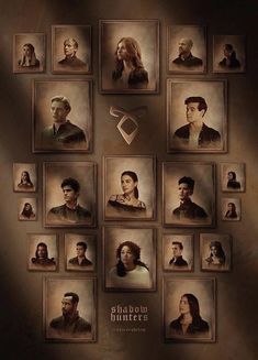 the poster shows many different people and their names