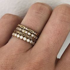 Stacking Rings Diamond, Boho Stacking Rings, Ring Stack Wedding, Wedding Band Stack, Etsy Rings, Crystal Statement Earrings, Mothers Ring, Stack Rings