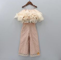 Indian Dresses For Kids, Little Muffet, Frilly Top, Kids Dress Wear