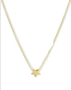 Gold Star Necklace For Anniversary, Yellow Gold Star Charm Necklace For Anniversary, Silver Necklaces Star, Trendy Silver Star Necklace, Gold And Silver Star Necklace, Formal Gold Necklace With Star Charm, Gold Plated Star Necklaces, Yellow Gold Star Necklace Gift, Luxury Gold Star Necklace