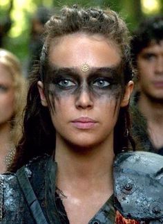 Hallowen Schminke, Warrior Makeup, Viking Makeup, Fantasy Make-up, Lexa The 100, The 100 Clexa, The 100 Show, Viking Costume, Viking Hair