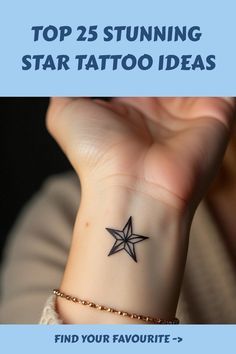 Nautical Star Tattoo Women, Waist Tattoos