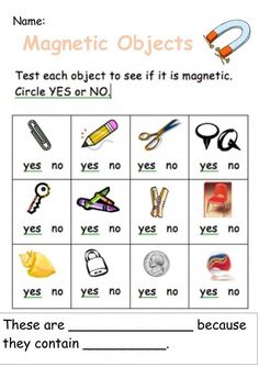 a worksheet with pictures and words to describe objects