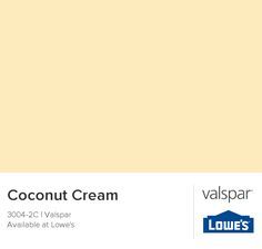 an image of a cream color with the words coconut cream